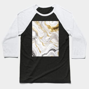 Silver marble gradient Baseball T-Shirt